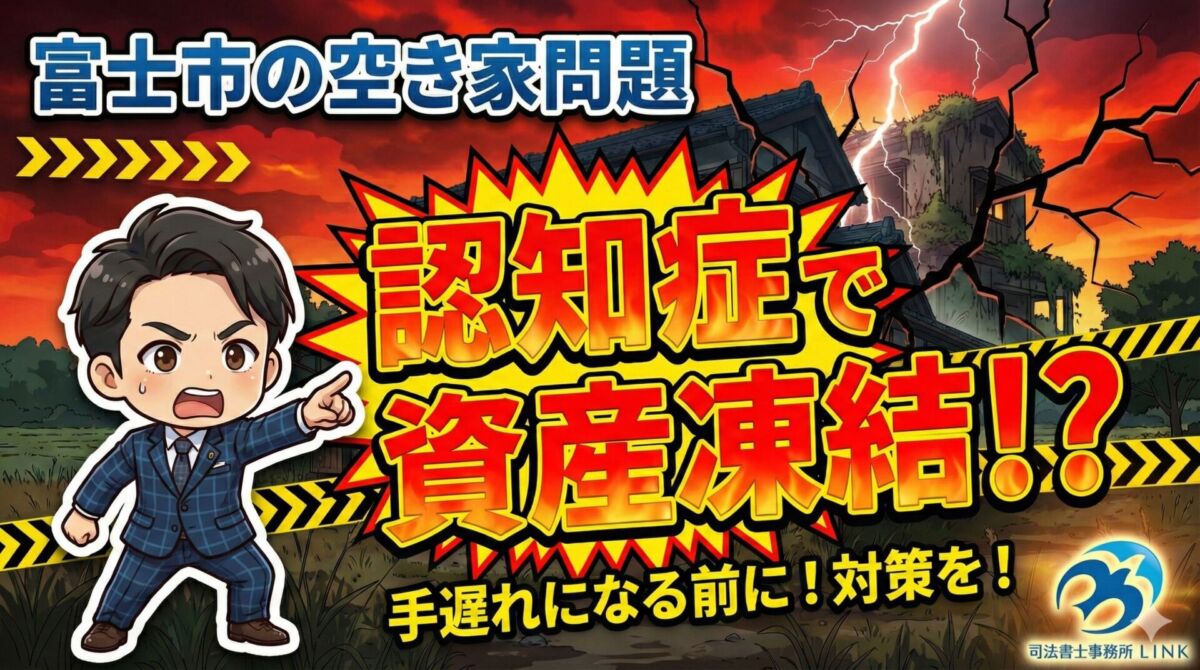 富士市での空き家問題 成年後見と家族信託